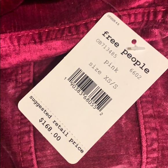 Free People pink jacket xs - Picture 3 of 4